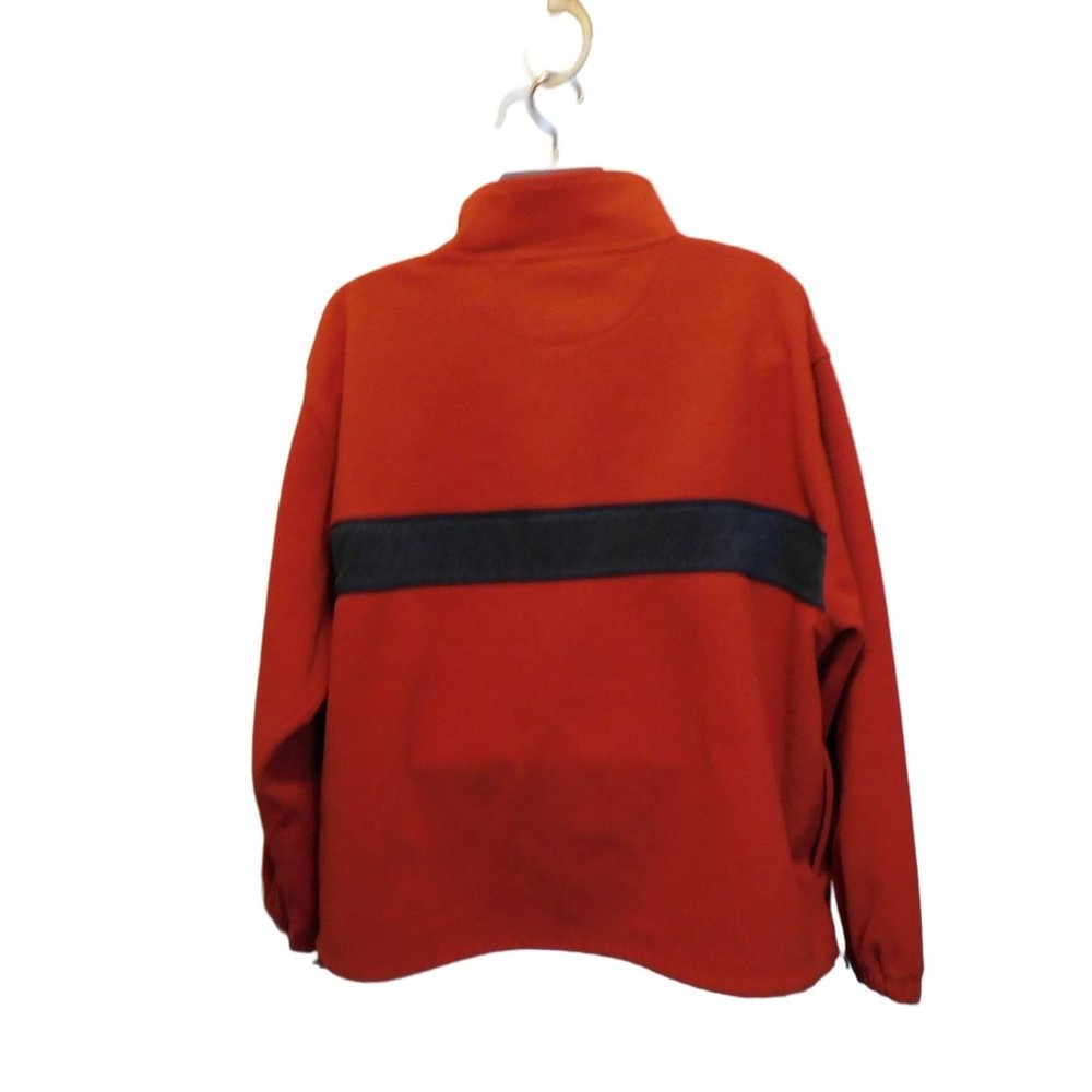 Men's Sonoma Sport Sweater 1/4 Zip Sz. XL RN# 73277 Red/Gray - Picture 6 of 7